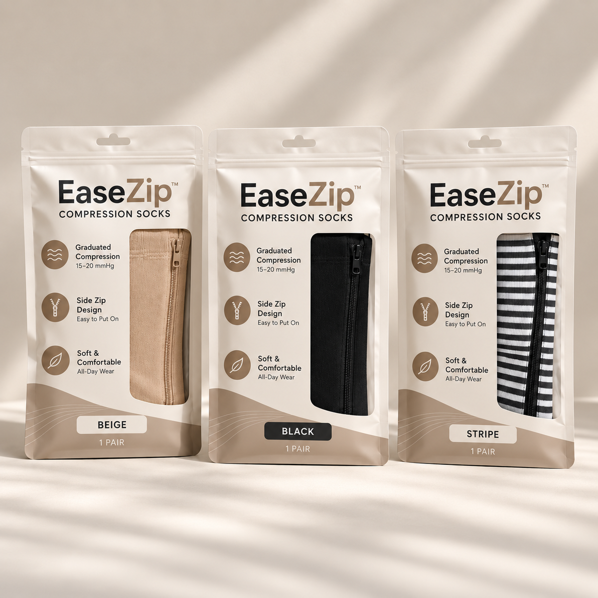 EaseZip™ Compression Socks