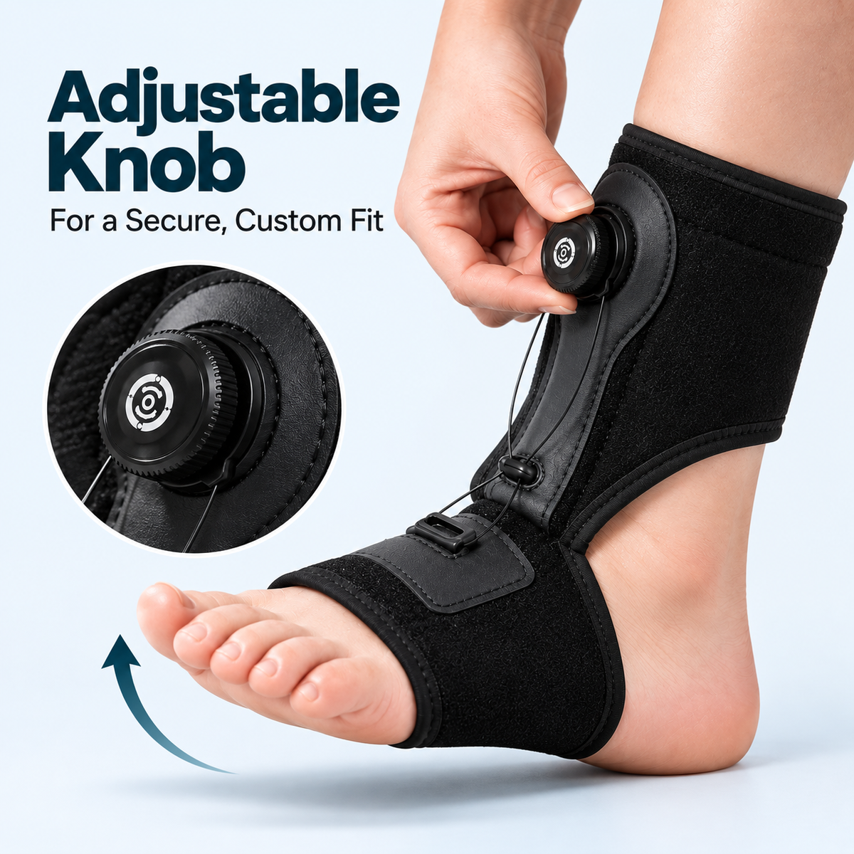 DorsiDial™ Adjustable Foot Drop Brace