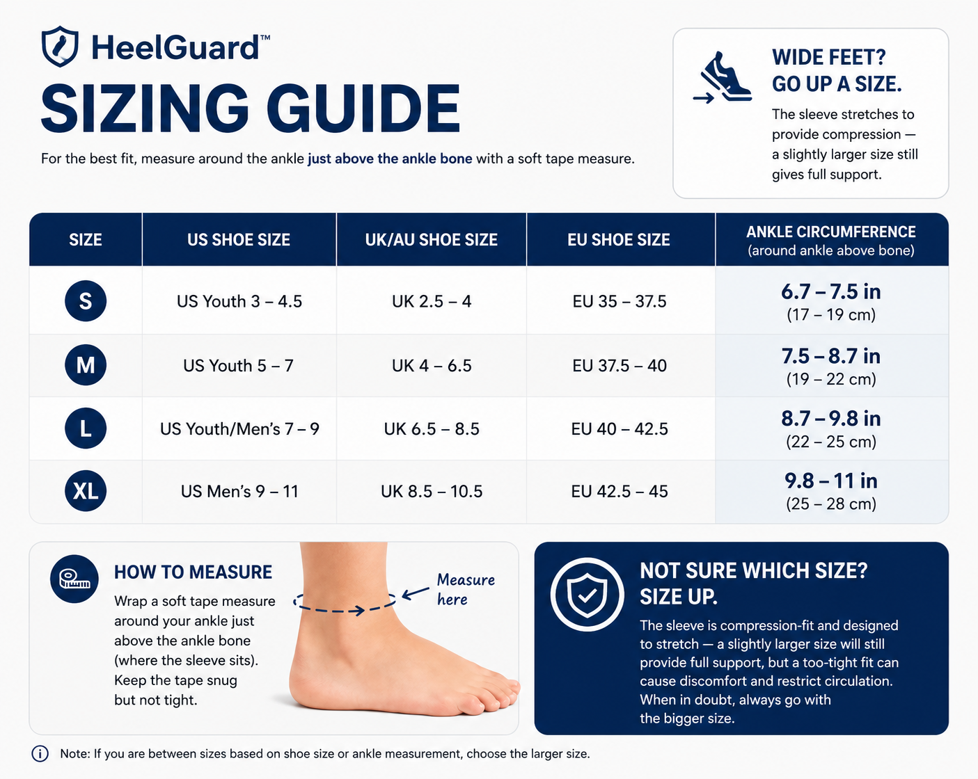 HeelGuard™ Youth Heel & Growth Plate Support Sleeve