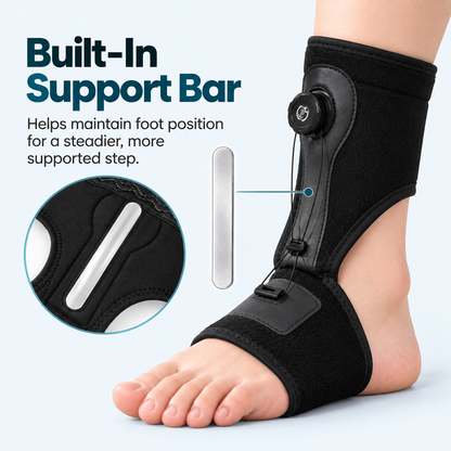 DorsiDial™ Adjustable Foot Drop Brace