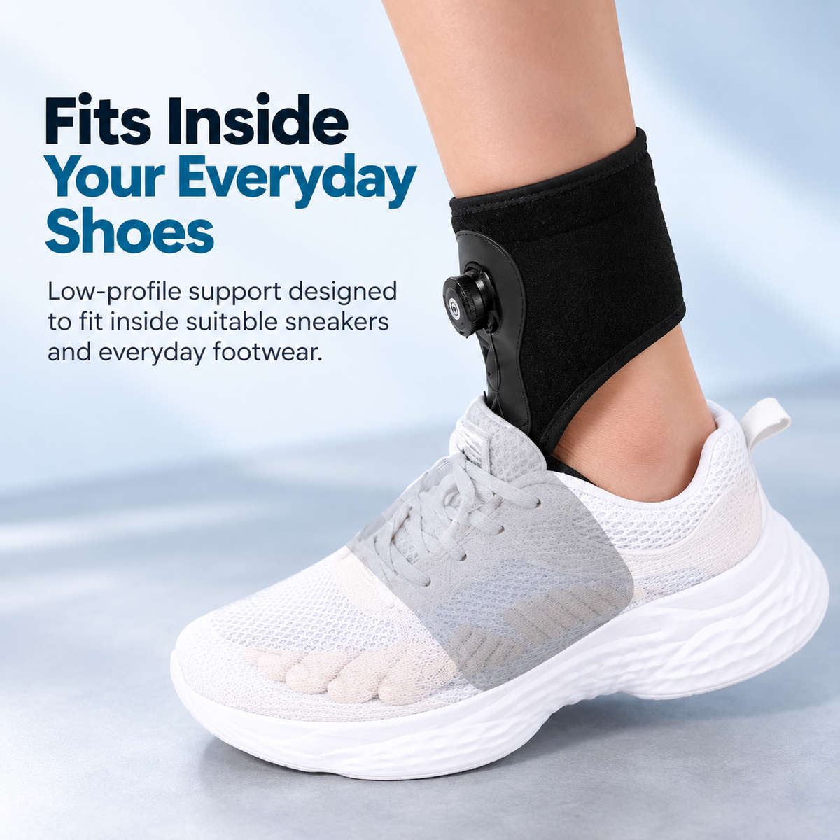 DorsiDial™ Adjustable Foot Drop Brace