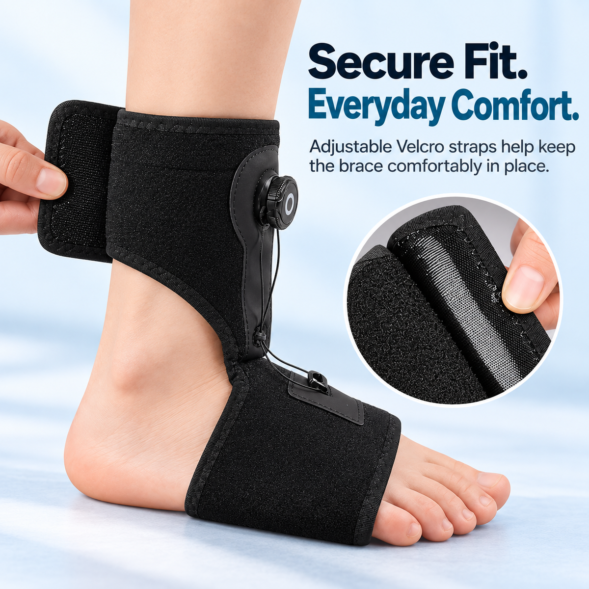 DorsiDial™ Adjustable Foot Drop Brace