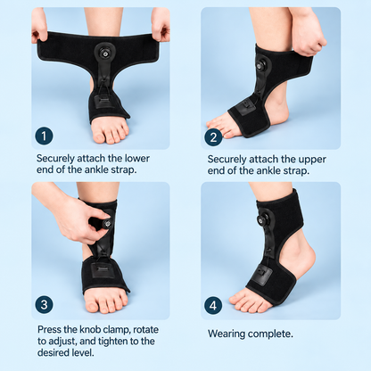 DorsiDial™ Adjustable Foot Drop Brace