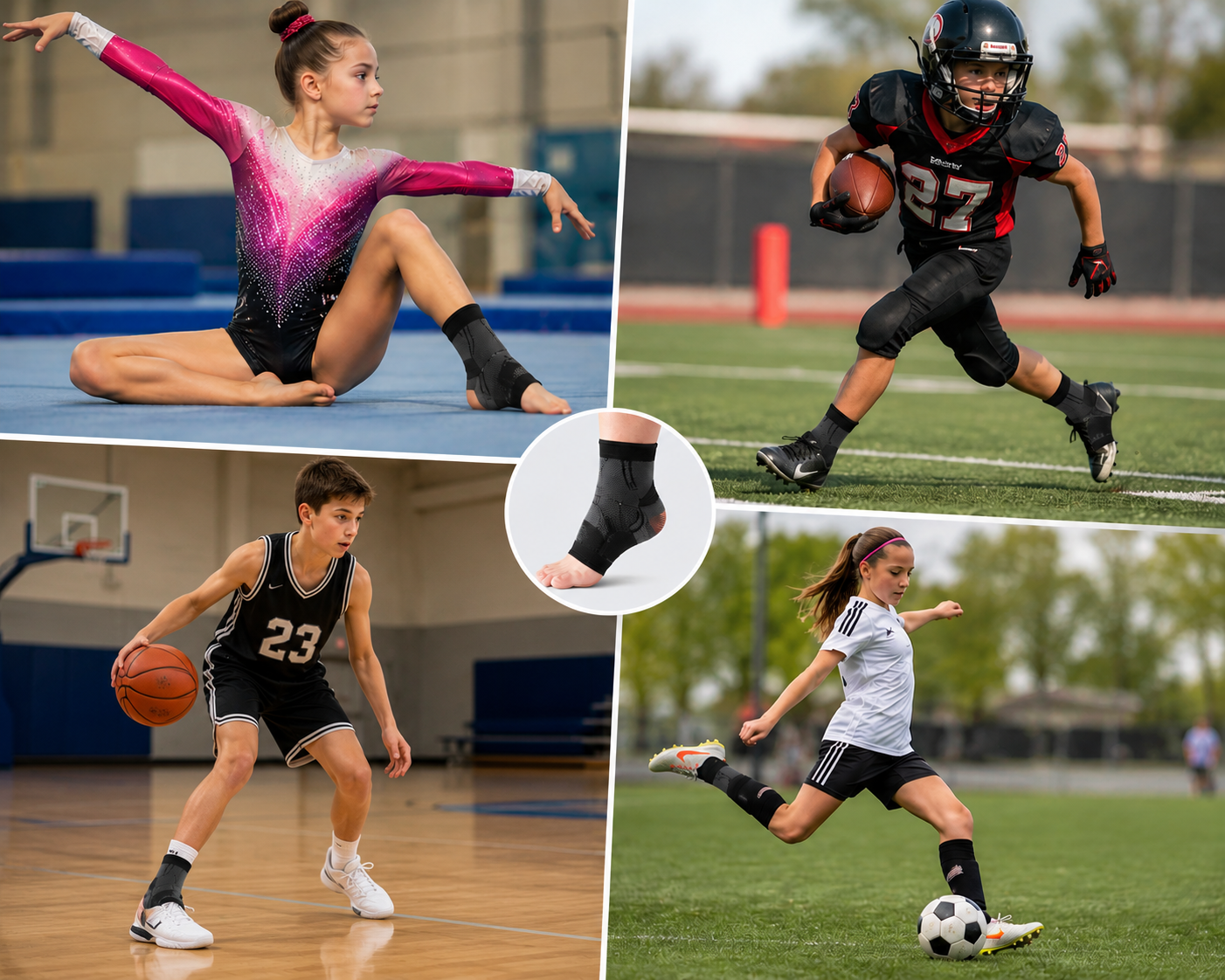 HeelGuard™ Youth Heel & Growth Plate Support Sleeve
